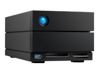 LaCie 2big Dock STLG28000400 - Harddisk-array - 28 TB - 2 bays (SATA-600) - HDD 14 TB x 2 - Thunderbolt 4, USB 3.2 Gen 2 (ekstern) - med 5 års Rescue Data Recovery Service Plan STLG28000400