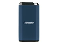 Transcend ESD410C - SSD - krypteret - 1 TB - ekstern (bærbar) - USB (USB-C stikforbindelse) - 256-bit AES - mørkeblå TS1TESD410C