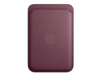 Apple - Omslag til mobiltelefoner/kreditkort - MagSafe-kompatibilitet - mikrotwill, FineWoven - morbær - for iPhone 12, 13, 14, 15 MT253ZM/A