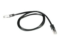 C2G Cat5e Booted Shielded (STP) Network Patch Cable - Patchkabel - RJ-45 (han) til RJ-45 (han) - 10 m - STP - CAT 5e - formet - sort 83860