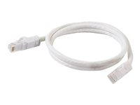C2G Cat6 Booted Unshielded (UTP) Network Patch Cable - Patchkabel - RJ-45 (han) til RJ-45 (han) - 10 m - UTP - CAT 6 - formet, knastfri, strenget - hvid 83492