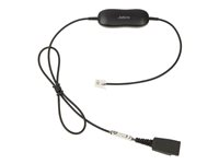 Jabra GN1216 - Kabel til hovedsæt - Quick Disconnect stik til RJ-9 han - 80 cm - for Avaya one-X Deskphone Edition 96XX; Jabra GN 2000, GN2000; BIZ 2400, 2400 3in1, GN2000 88001-03