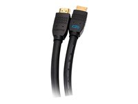 C2G 50ft 1080p HDMI Cable - In-Wall CMG (FT4) Rated - Performance Series - Standard - HDMI-kabel - HDMI han til HDMI han - 15.2 m - sort - 1080p support 60 Hz C2G10389