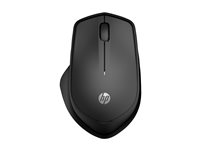 HP 285 Silent - Mus - ergonomisk - optisk - trådløs - 2.4 GHz - trådløs modtager (USB) 6G4E6AA#ABB