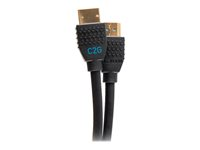C2G Performance Series 3ft 8K HDMI Cable with Ethernet - Ultra High-Speed HDMI Cable - 8K 60Hz - Ultra High Speed - HDMI-kabel med Ethernet - HDMI han til HDMI han - 90 cm - sort - 8K60 Hz (7680 x 4320) support, 4K120 Hz (4096 x 2160) support, 10K support C2G10453