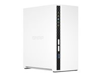 QNAP TS-233 - NAS-server - 2 bays - SATA 6Gb/s - RAID 0, 1, JBOD - RAM 2 GB - Gigabit Ethernet - iSCSI support TS-233