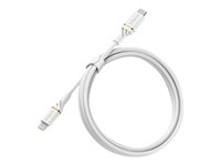 OtterBox Standard - Lightning-kabel - Lightning han til 24 pin USB-C han - 1 m - støvsky-hvid - USB Power Delivery (60W) 78-52552