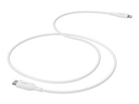 mophie essentials - USB-kabel - 24 pin USB-C (han) til Lightning (han) - 1 m - USB Power Delivery (60W) - hvid 409911862