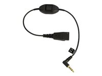 Jabra - Kabel til hovedsæt - Quick Disconnect han til mini-phone stereo 3.5 mm han - 30 cm 8800-00-103