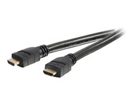 C2G 30m Active High Speed HDMI Cable In-Wall, CL3-Rated - HDMI-kabel - HDMI han til HDMI han - 30 m - dobbelt afskærmet - sort 80549
