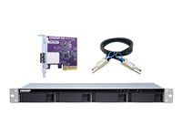QNAP TL-R400S - Harddisk-array - 4 bays (SATA-600) - SATA 6Gb/s (ekstern) - rackversion - 1U TL-R400S