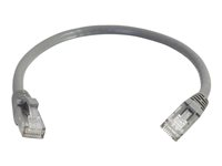 C2G Cat6 Booted Unshielded (UTP) Network Patch Cable - Patchkabel - RJ-45 (han) til RJ-45 (han) - 2 m - UTP - CAT 6 - formet, knastfri, strenget - grå 83368
