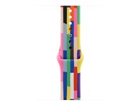 Apple - Pride Edition - rem for smart watch - 46mm - S/M størrelse - for Watch Hermès Series 7, Hermès Series 9, Series 10, Series 8, Series 9, Ultra, Ultra 2 MDWF4ZM/A