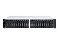 QNAP ES2486dc - NAS-server - 24 bays - rackversion - SAS 12Gb/s - RAID 0, 1, 5, 6, 10, 50, JBOD, 60, RAID TP - RAM 128 GB - Gigabit Ethernet / 10 Gigabit Ethernet - iSCSI support - 2U ES2486DC-2142IT-128G