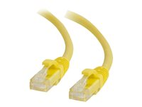 C2G Cat6 Booted Unshielded (UTP) Network Patch Cable - Patchkabel - RJ-45 (han) til RJ-45 (han) - 1 m - UTP - CAT 6 - formet, knastfri, strenget - gul 83466