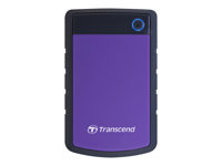 Transcend StoreJet 25H3P - Harddisk - 4 TB - ekstern (bærbar) - 2.5" - USB 3.0 - 256-bit AES - lilla TS4TSJ25H3P