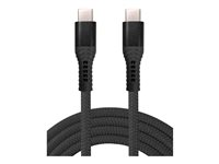 Insmat - USB-kabel - 24 pin USB-C (han) til 24 pin USB-C (han) - USB 2.0 - 5 A - 2 m - formet 133-1050
