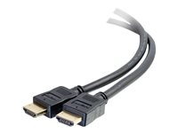 C2G 10ft 4K HDMI Cable with Ethernet - Premium Certified - High Speed 60Hz - HDMI-kabel med Ethernet - HDMI han til HDMI han - 3.05 m - afskærmet - sort - 4K support 50184