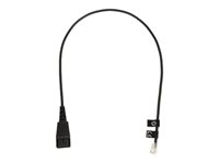 Jabra - Kabel til hovedsæt - RJ-10 han til Quick Disconnect han - 0.5 m 8800-00-01