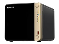QNAP TS-464 - NAS-server - 4 bays - 16 TB - SATA 6Gb/s - HDD 4 TB x 4 - RAID RAID 0, 1, 5, 6, 10, JBOD - RAM 8 GB - 2.5 Gigabit Ethernet - iSCSI support TS-464-8G+4XST4000VN006
