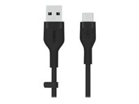 Belkin BoostCharge - USB-kabel - USB (han) til 24 pin USB-C (han) - 2 m - sort CAB008BT2MBK