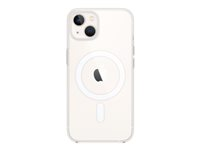 Apple - Bagsidecover til mobiltelefon - MagSafe-kompatibilitet - polykarbonat - klar - for iPhone 13 MC2W4ZM/A