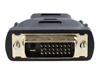 StarTech.com HDMI to DVI-D Video Cable Adapter - F/M - HD to DVI - HDMI to DVI-D Converter Adapter (HDMIDVIFM) - Videoadapter - dobbeltlink - HDMI hun til DVI-D han - sort - for P/N: HDMM1MP, HDMM2MP, HDMM3MP, RKCOND17HD, SV231DHU34K6, SV231HU34K6, SV431HU34K6 HDMIDVIFM