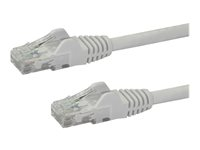 StarTech.com 10m CAT6 Ethernet Cable, 10 Gigabit Snagless RJ45 650MHz 100W PoE Patch Cord, CAT 6 10GbE UTP Network Cable w/Strain Relief, White, Fluke Tested/Wiring is UL Certified/TIA - Category 6 - 24AWG (N6PATC10MWH) - Patchkabel - RJ-45 (han) til RJ-45 (han) - 10 m - CAT 6 - formet, knastfri - hvid N6PATC10MWH