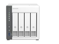 QNAP TS-433 - NAS-server - 4 bays - SATA 6Gb/s - RAID 0, 1, 5, 6, 10, JBOD, 50, 60 - RAM 4 GB - Gigabit Ethernet / 2.5 Gigabit Ethernet - iSCSI support TS-433-4G