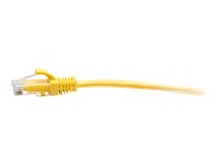C2G 5ft (1.5m) Cat6a Snagless Unshielded (UTP) Slim Ethernet Network Patch Cable - Yellow - Patchkabel - RJ-45 (han) til RJ-45 (han) - 1.5 m - 4.8 mm - UTP - CAT 6a - formet, knastfri - gul C2G30169