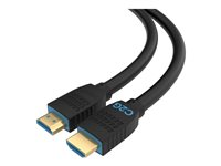 C2G 20ft (6.1m) C2G Performance Series Ultra Flexible High Speed HDMI Cable - 4k 60Hz In-Wall, CMG FT4 Rated - High Speed - HDMI-kabel med Ethernet - HDMI han til HDMI han - 6.1 m - sort - 4K60Hz (4096 x 2160) support, tovejs C2G10401