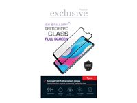 Insmat Exclusive Brilliant - Skærmbeskytter for mobiltelefon - fuld skærm - 2.5D - glas - rammefarve sort - for Sony XPERIA 5 IV 861-1413