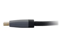 C2G 1m (3ft) HDMI Cable with Ethernet - High Speed CL2 In-Wall Rated - M/M - HDMI-kabel med Ethernet - HDMI han til HDMI han - 1 m - afskærmet - sort 42520