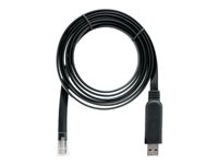 QNAP - Netværkskabel - USB (han) til RJ-45 (han) - 1.8 m CAB-CONSOLE-URJ45-1M8