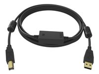 Vision Professional - USB-kabel - USB (han) til USB Type B (han) - USB 2.0 - 15 m - aktiv - sort TC 15MUSB+/BL