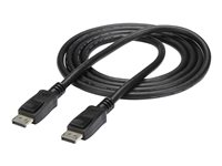 StarTech.com 5m Long DisplayPort 1.2 Cable with Latches DisplayPort 4k - DisplayPort kabel - DisplayPort (han) til DisplayPort (han) - 5 m - haspet - sort DISPL5M