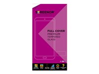 Screenor Premium Full Cover - Skærmbeskytter for mobiltelefon - glas - rammefarve sort - for Apple iPhone 12, 12 Pro 16034