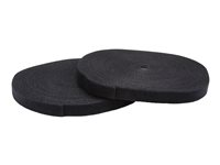 StarTech.com 100ft. Hook and Loop Roll - Cut-to-Size Reusable Cable Ties - Bulk Industrial Wire Fastener Tape - Adjustable Fabric Wraps - Black (HKLP100) - Kabelbinderrulle - 30.4 m - for P/N: CMHOOK1U, HKLP100BL, HKLP100GN, HKLP100RD, HKLP100YW HKLP100