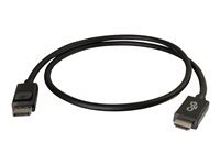 C2G 15ft DisplayPort to HDMI Cable - DP to HDMI Adapter Cable - M/M - Adapterkabel - DisplayPort han til HDMI han - 4.57 m - sort - 1080p support 54324