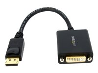 StarTech.com DisplayPort to DVI-D Adapter - 1920x1200 - Passive DVI Video Converter with Latching DP Connector (DP2DVI2) - DisplayPort adapter - DisplayPort (han) til DVI-I (hun) - 15.2 cm - sort - for P/N: DK30C2DPEPUE, DK30C2DPPD, DK30C2DPPDUE, DK31C3HDPD, DK31C3HDPDUE, MST14DP123DP DP2DVI2