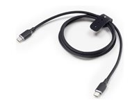 mophie charge stream - USB-kabel - 24 pin USB-C (han) til 24 pin USB-C (han) - 1 m - USB Power Delivery (60W) - sort 409912825
