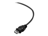 Belkin - USB forlængerkabel - USB (han) til USB (hun) - USB 2.0 - 3 m F3U153BT3M