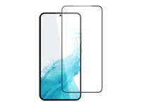 Screenor Premium - Skærmbeskytter for mobiltelefon - glas - rammefarve sort - for Samsung Galaxy S23 16361