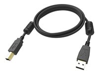 Vision Professional - USB-kabel - USB (han) til USB Type B (han) - USB 2.0 - 2 m - sort TC 2MUSB/BL