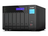 QNAP TVS-H674T - NAS-server - 6 bays - SATA 6Gb/s - RAID 0, 1, 5, 6, 10, JBOD, 50 - RAM 32 GB - 2.5 Gigabit Ethernet - iSCSI support TVS-H674T-I5-32G