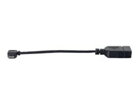 C2G Mobile Device USB Micro-B to USB Device OTG Adapter Cable - USB-adapter - USB (han) til Micro-USB Type B (hun) - 15 cm - sort 82410