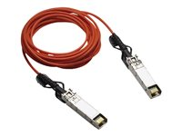HPE Aruba Direct Attach Copper Cable - 10GBase-kabel til direkte påsætning - SFP+ (han) til SFP+ (han) - 3 m - dobbelt-axial - passivt - for HPE Aruba 2540 48, 2930F 24, 2930M 24, 6200F 12, 6200M 24, 83XX; CX 10000, 6405 v2, 8360 J9283D