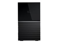 WD My Book Duo WDBFBE0280JBK - Harddisk-array - 28 TB - 2 bays - HDD 14 TB x 2 - USB 3.1 Gen 1 (ekstern) WDBFBE0280JBK-EESN