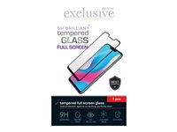 Insmat Exclusive - Skærmbeskytter for mobiltelefon - fuld skærm, strålende - 2.5D - glas - rammefarve sort - for Samsung Galaxy A16 5G 861-1581