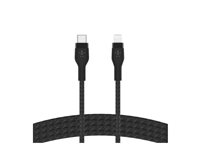Belkin BOOST CHARGE - Lightning-kabel - 24 pin USB-C han til Lightning han - 2 m - sort CAA011BT2MBK